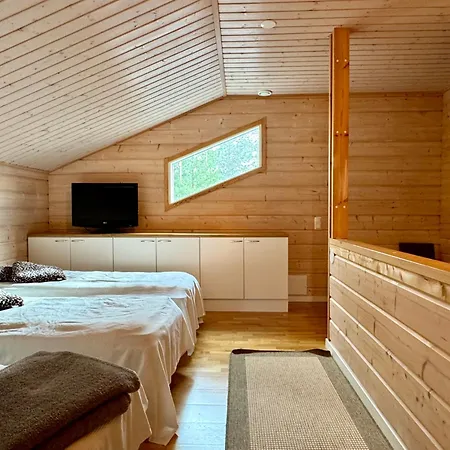 In Vuosseli With Sauna, Fireplace And Location Chalet Kuusamo